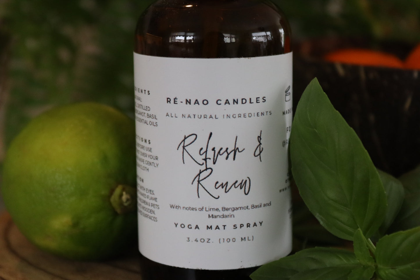 Refresh and Renew Yoga Mat Spray
